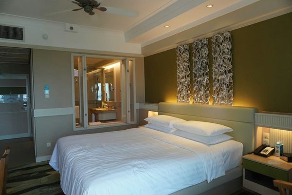 Modern apartment bedroom in Singapore
