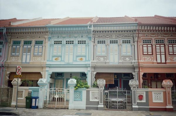 Singapore terrace house exterior